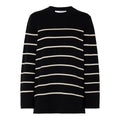 Liva LS Long Knit O-Neck - Black
