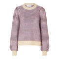 Mola Mia Ls Knit O-Neck - Birch Multi Stripes