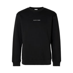 Hankie Logo Crew Neck Sweat W - Black