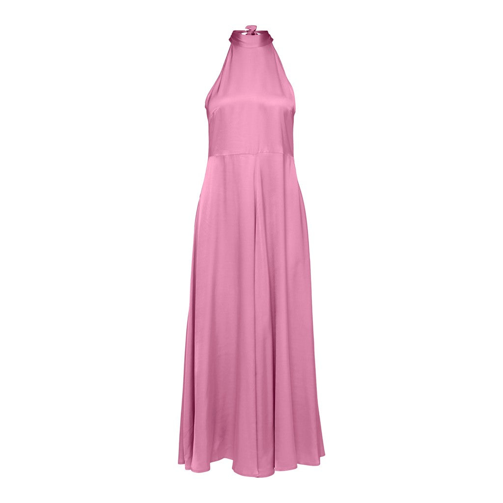 Regina Halterneck Ankle Dress B - Rosebloom