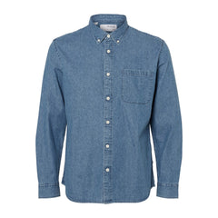 Regrick-Denim-New Shirt Ls W - Medium Blue Denim