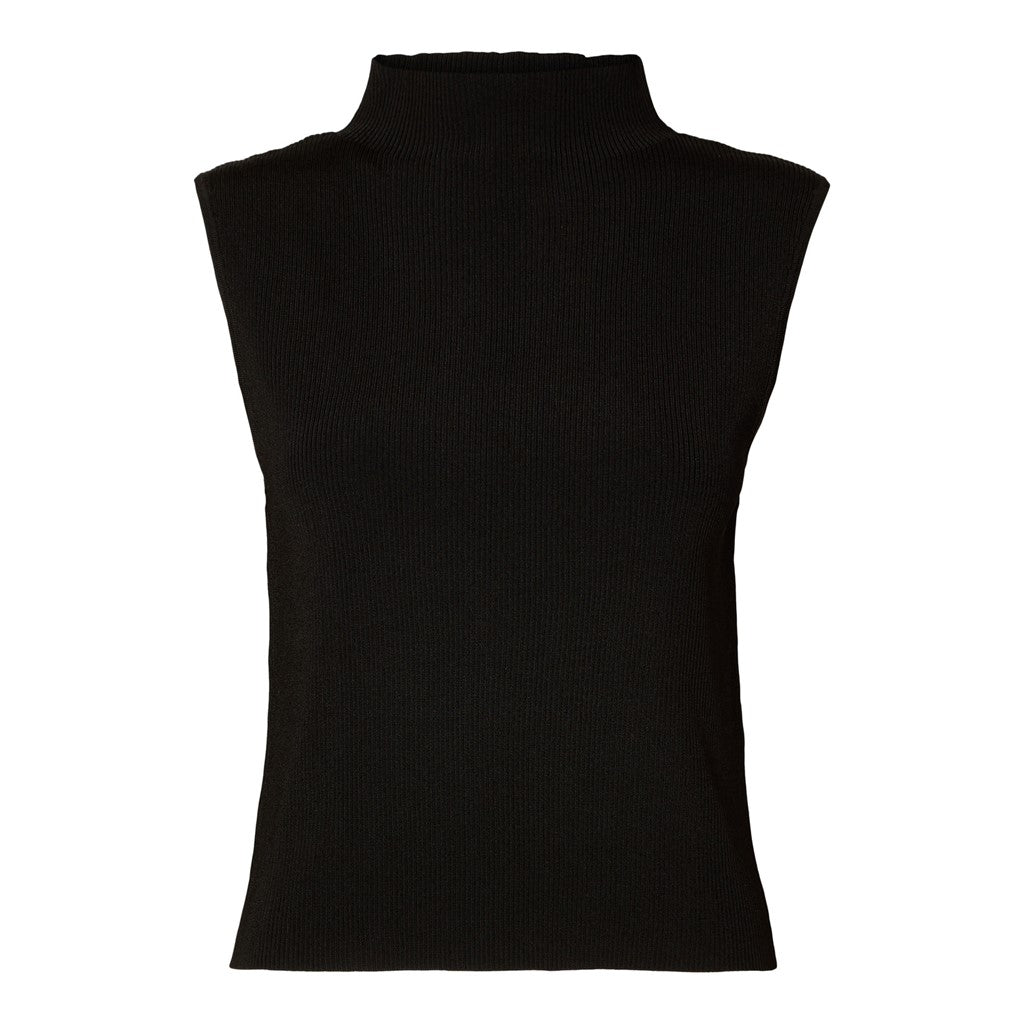 Caro SL Knit Top - Black