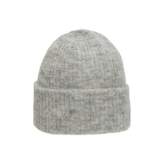 Maline Knit Beanie - Light Grey Melange