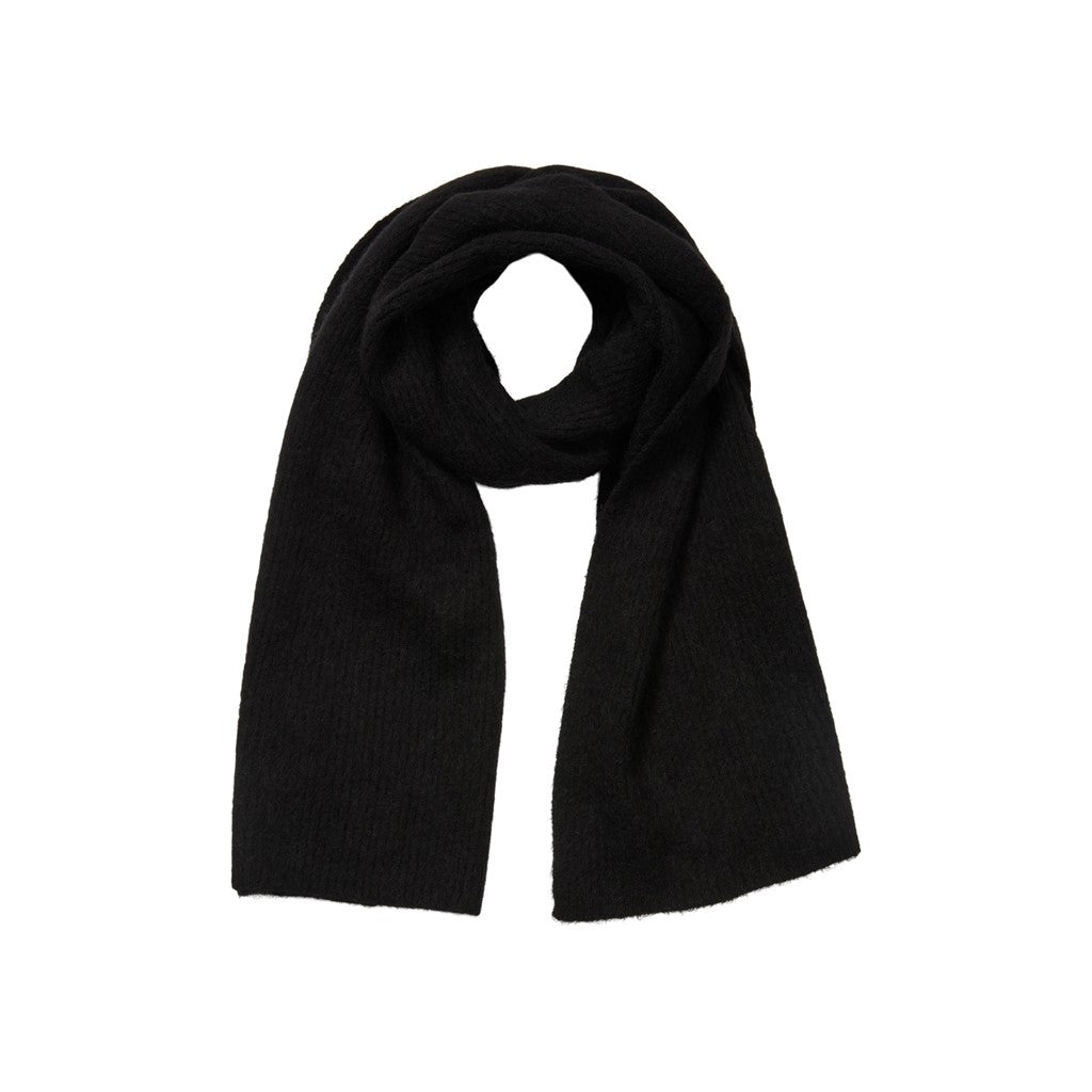 Maline Knit Scarf - Black