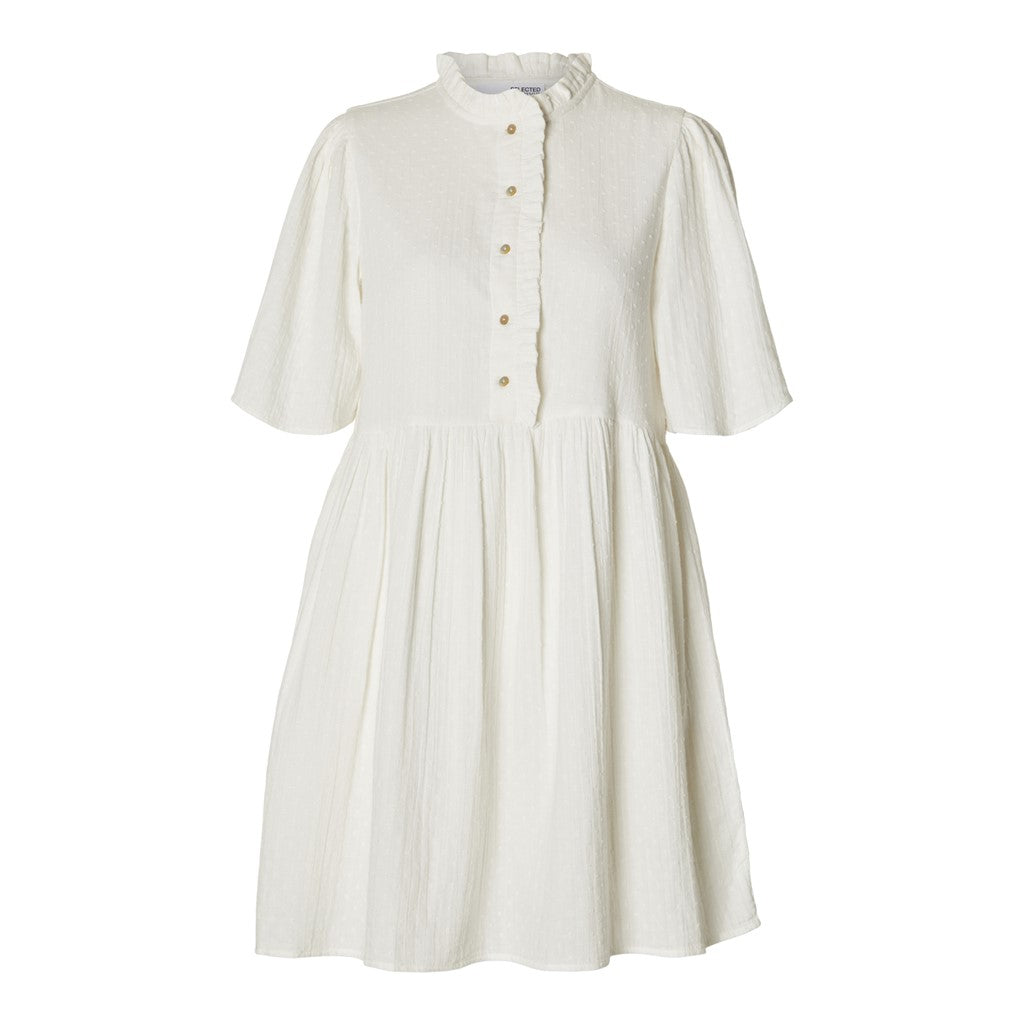 Elisa 2/4 Short Shirt Dress EX - Snow White