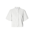 Elisa SS Cropped Shirt EX - Snow White