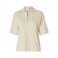 Agnes 2/4 Half Zip Knit EX - Birch