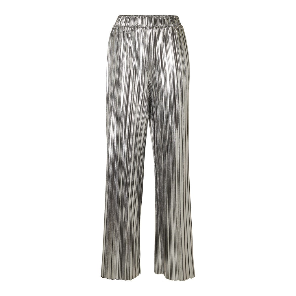 Naline Tinni HW Relaxed Pant - Silver