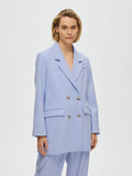 New Myla Ls Relaxed Blazer - Blue Heron
