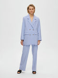 New Myla Ls Relaxed Blazer - Blue Heron