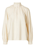Logan-Aura Ls High Neck Top At - Birch