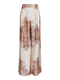 Mana Paisley Border Pants - Creme