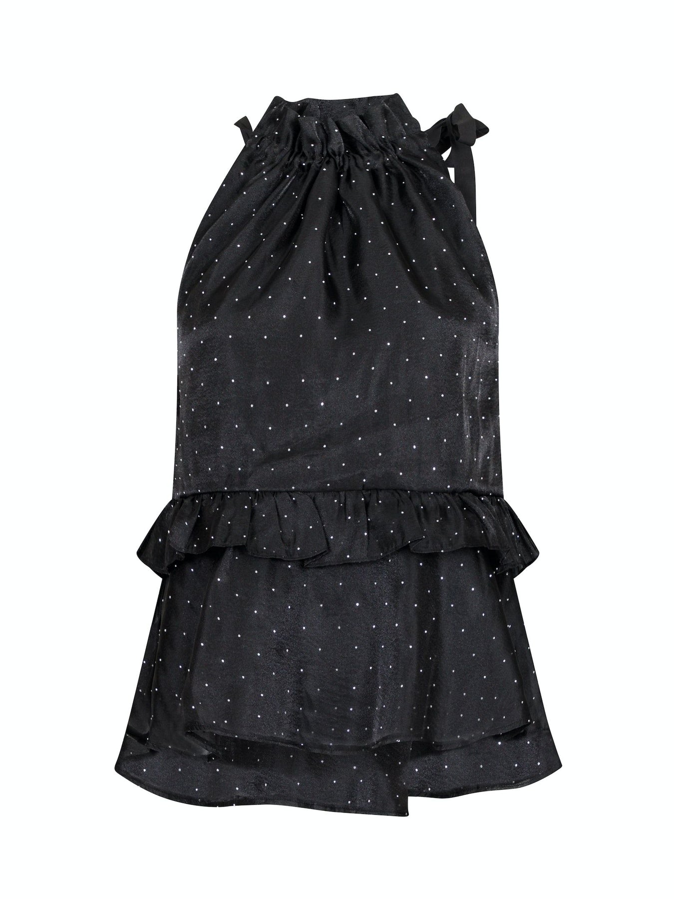 Margy Bedazzled Top - Black