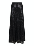 Vicky Sequins Skirt - Black