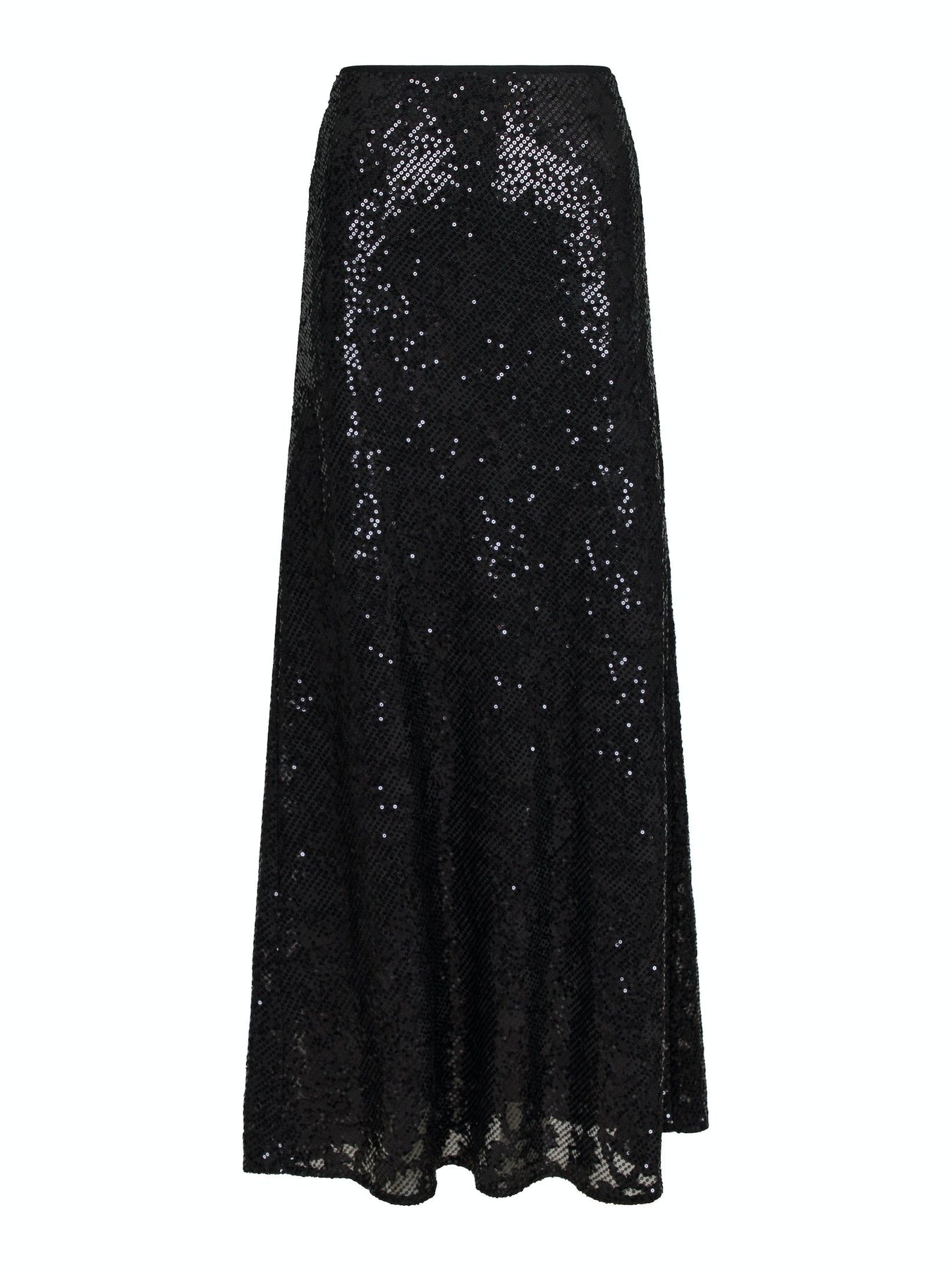 Vicky Sequins Skirt - Black