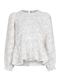 Rizzo Sequins Blouse - Ivory