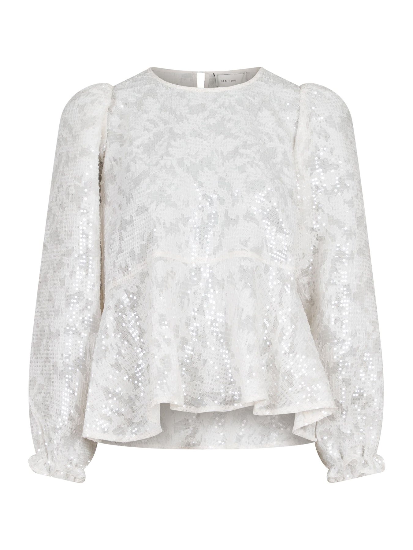 Rizzo Sequins Blouse - Ivory
