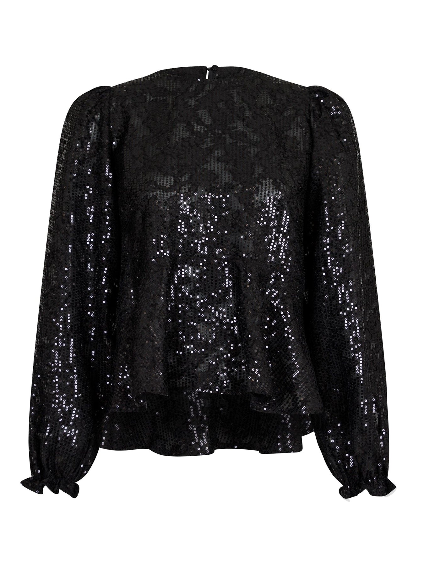 Rizzo Sequins Blouse - Black