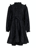 Zinka Flower Dress - Black