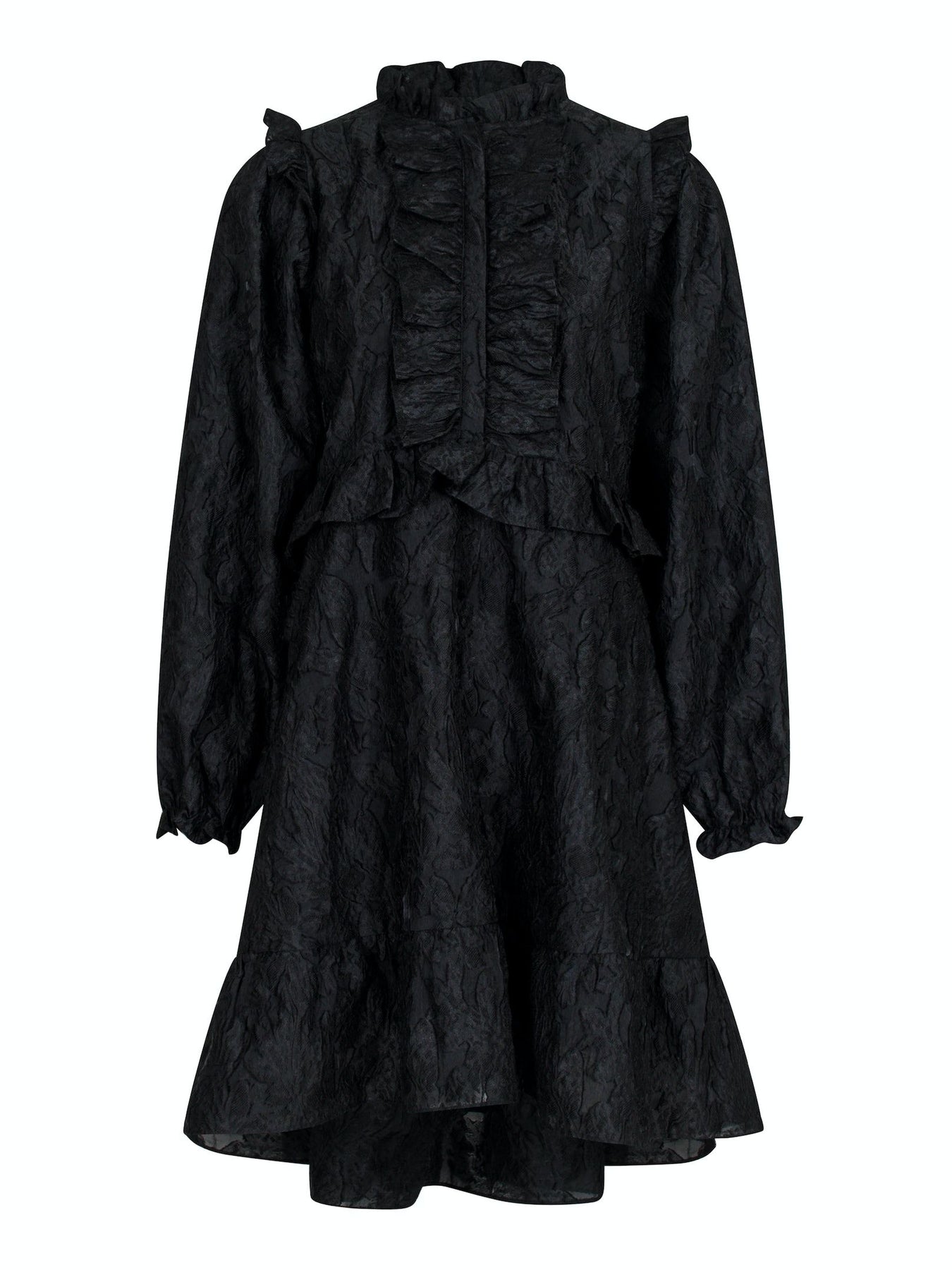 Zinka Flower Dress - Black