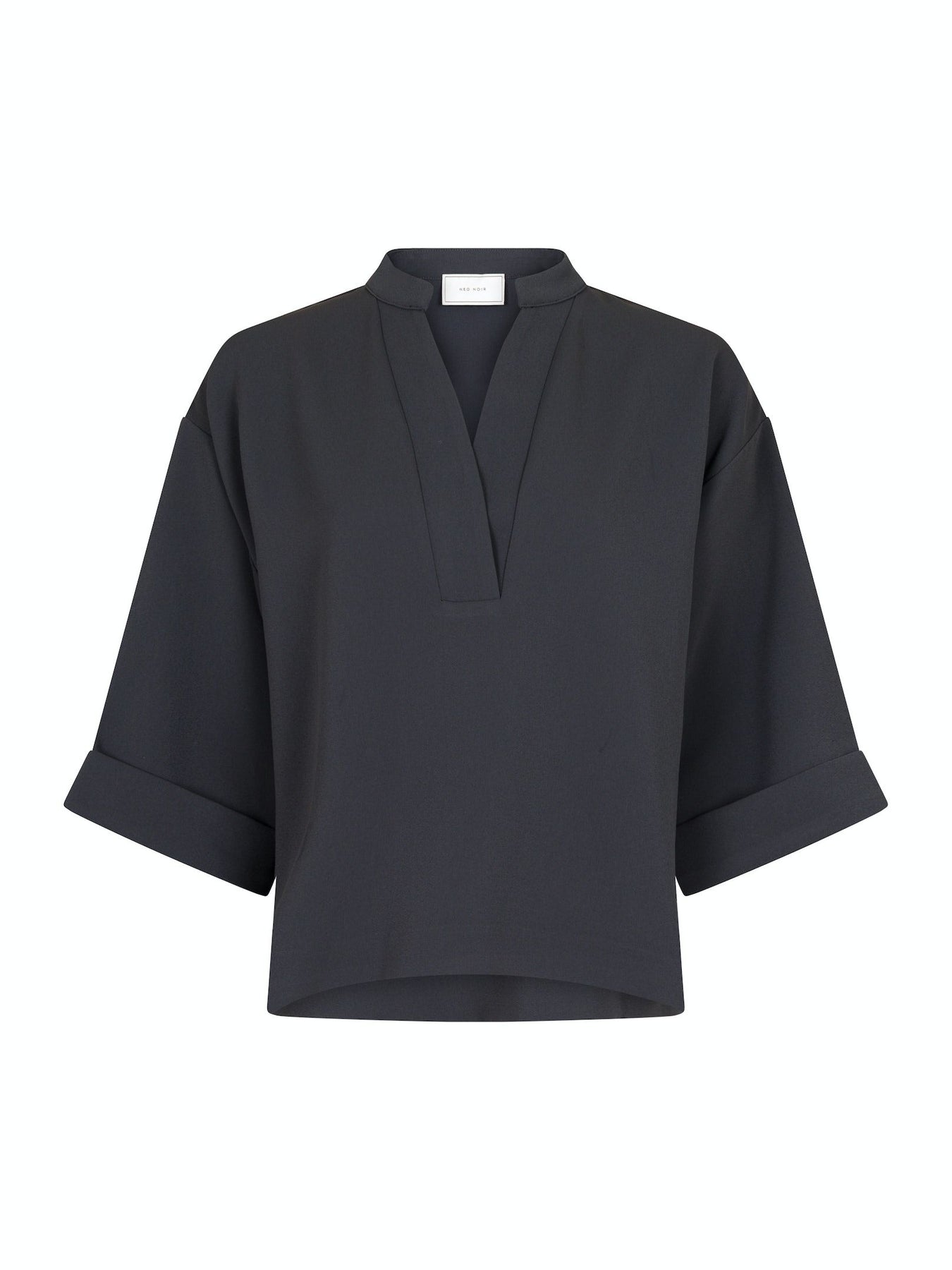 Luma Crepe Blouse - Steel Grey