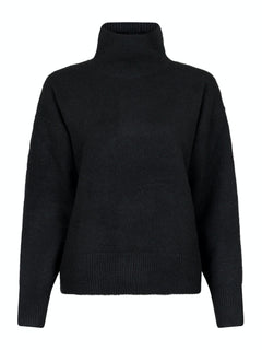Kalina Knit Blouse - Black