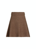 Gisa Knit Skirt - Dusty Brown