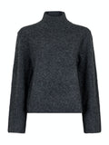 Kiara Knit Blouse - Antracit