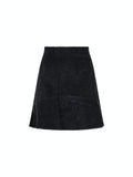 Loui Corduroy Skirt - Black