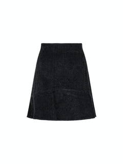 Loui Corduroy Skirt - Black