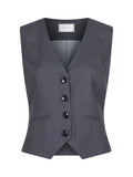 Vendetta Melange Vest - Dark Grey