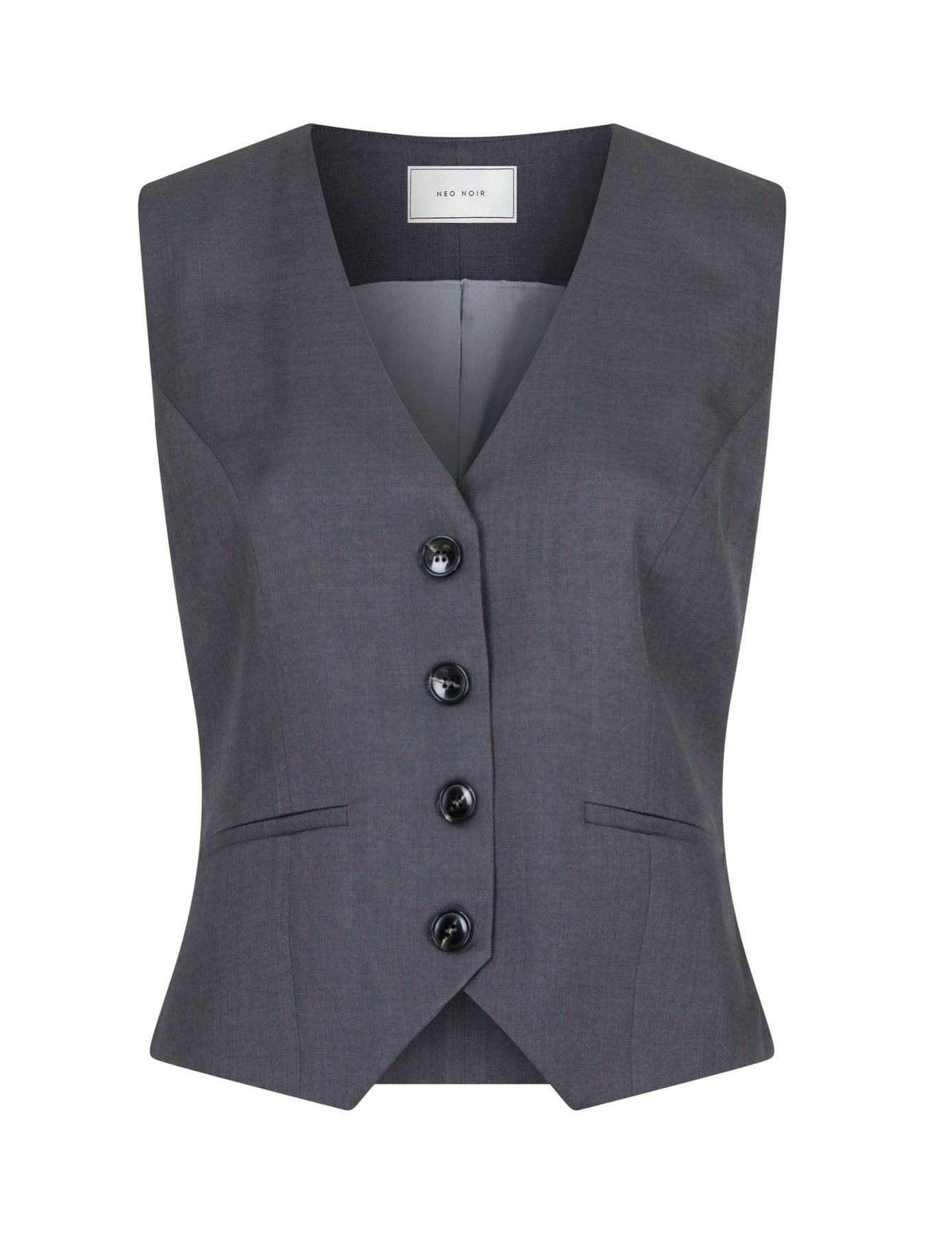 Vendetta Melange Vest - Dark Grey