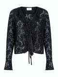 Anika Lace Blouse - Black