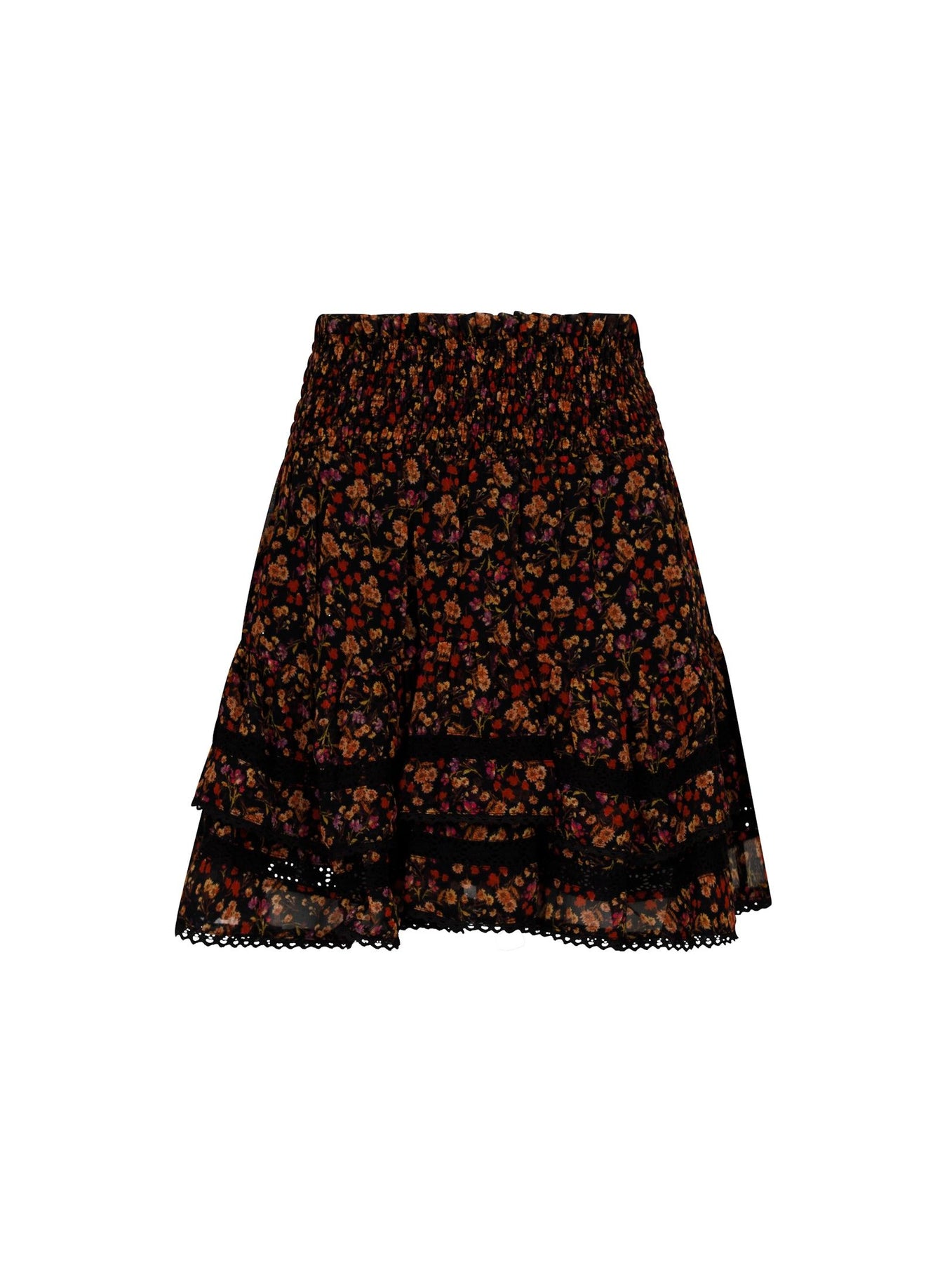 Marna Garden Skirt - Black