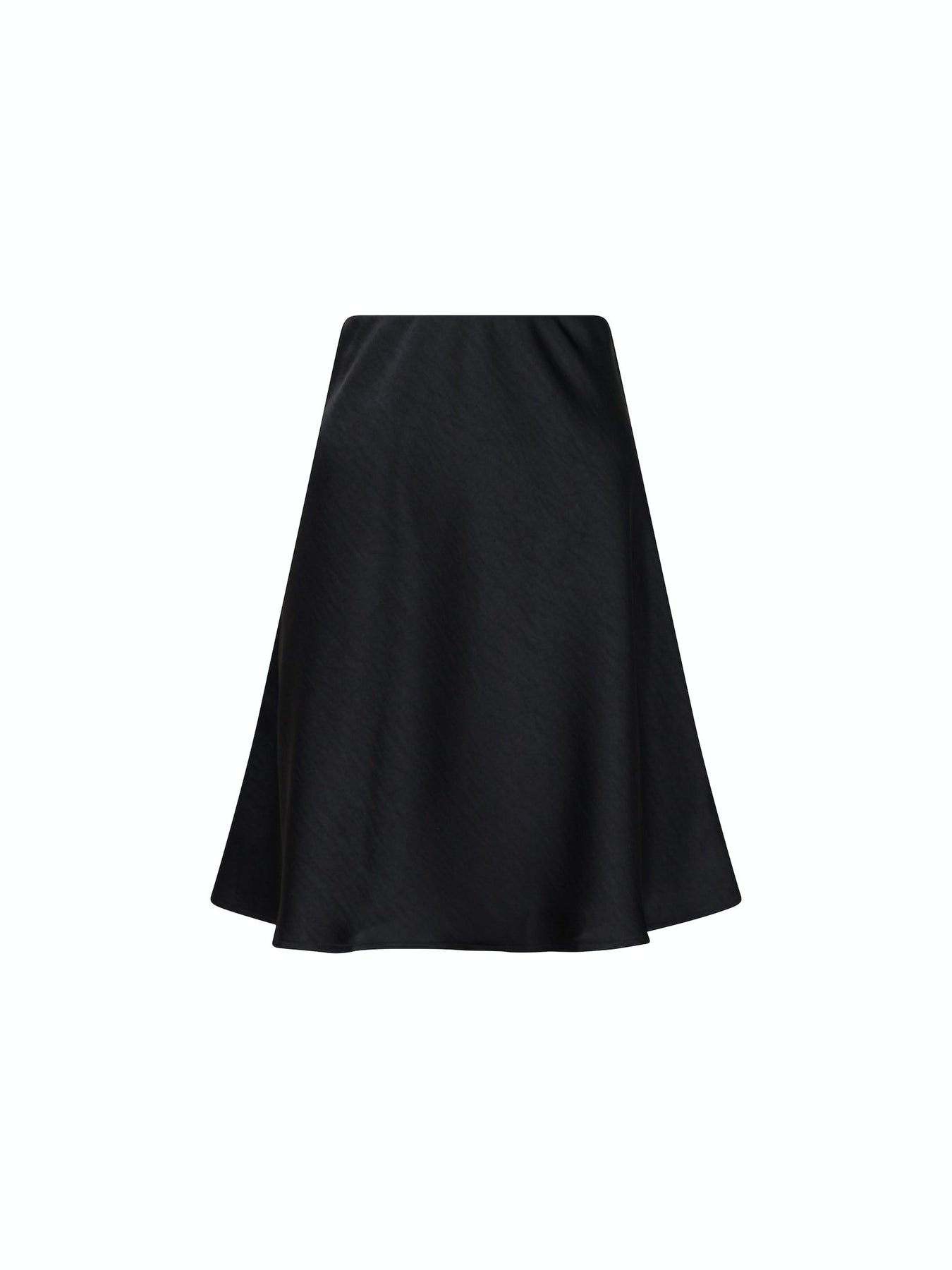 Fiya Heavy Sateen Skirt - Black