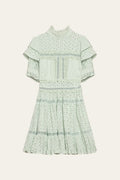 Iro Mini Lace Dress - Pistachio