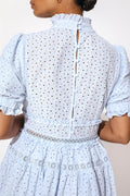 Iro Mini Lace Dress - Light Blue