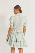 Iro Mini Lace Dress - Pistachio