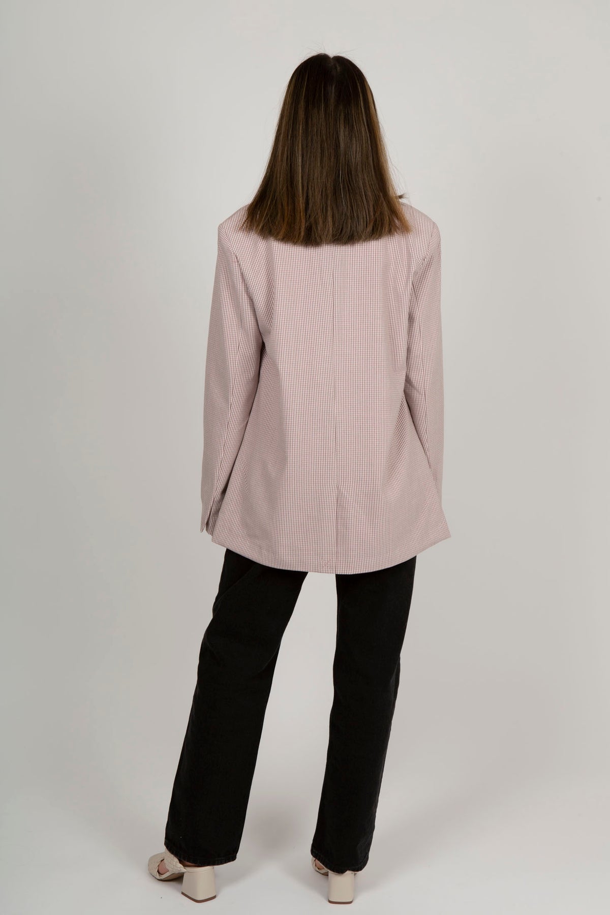 Jaida Blazer - Orchid Chk