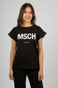 Alva Organic MSCH STD Tee - Black/White