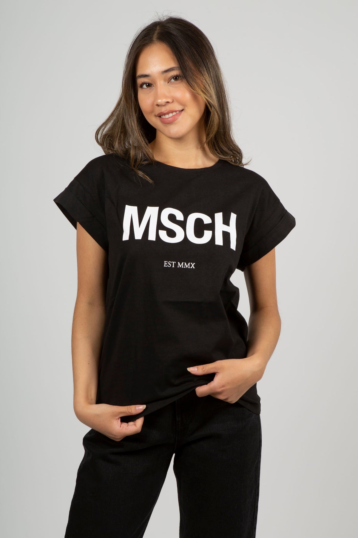 Alva Organic MSCH STD Tee - Black/White