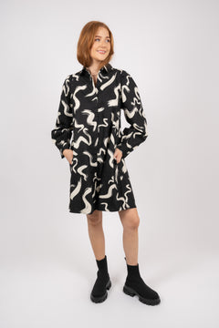 Petronia Shirt Dress - Birch Stroke