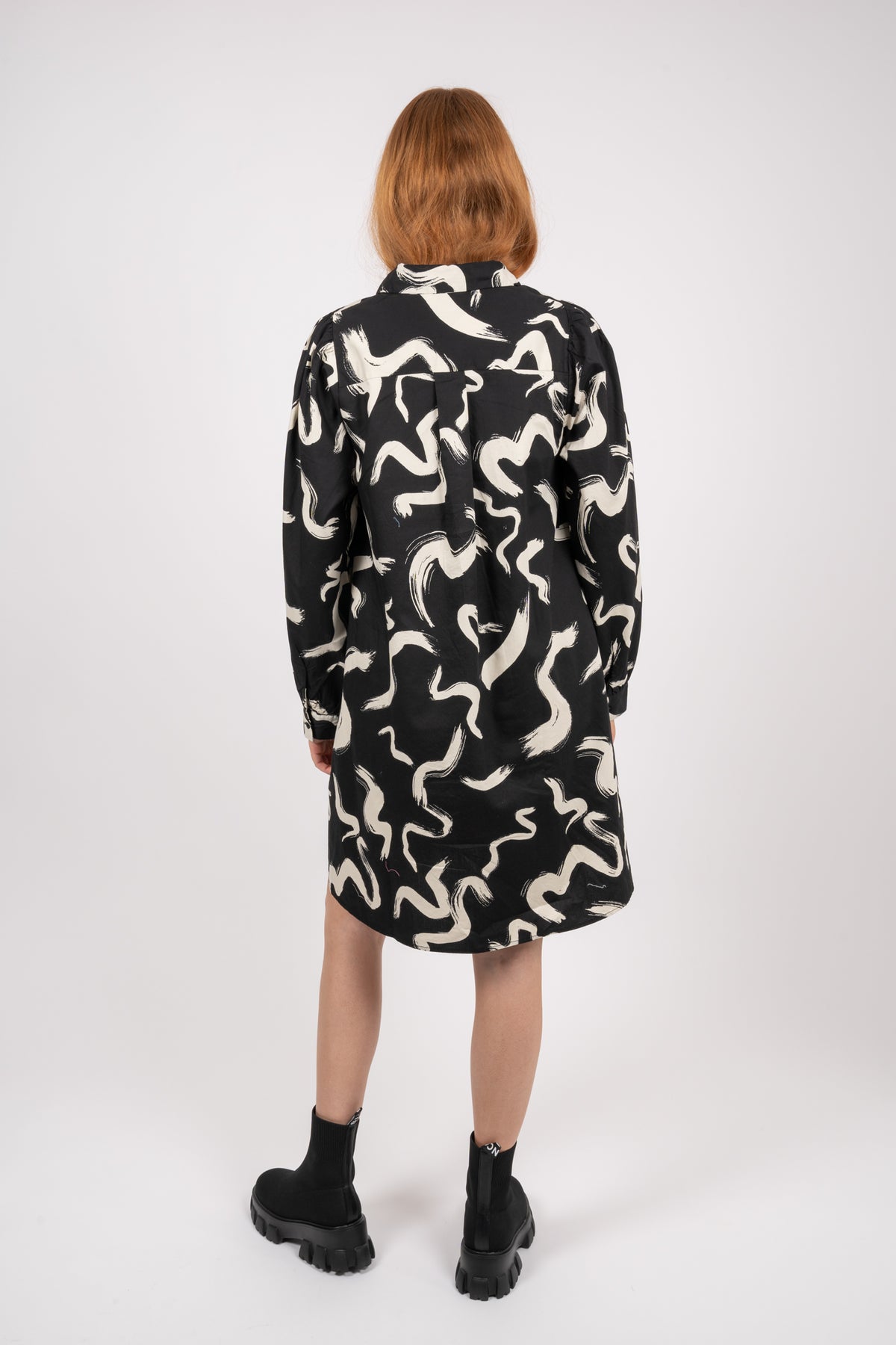 Petronia Shirt Dress - Birch Stroke