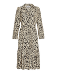 Vlora Dress Aop - Cement Stroke