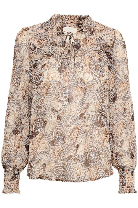 Randypw Shirt - Neutral Ornament Print