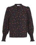 Vinaya Ladonna Shirt Aop - Black Flower
