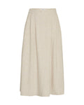 Jovene Ginia Hw Long Skirt - Sand