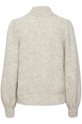 AlphaGZ Cardigan - White Sand Mel