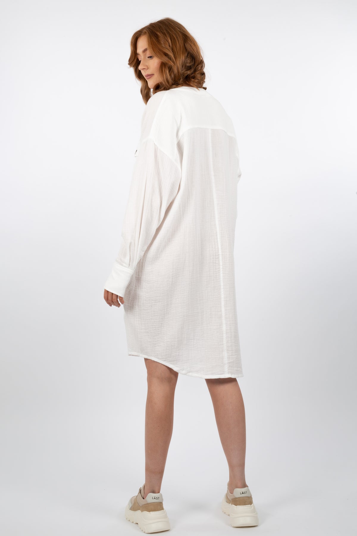 Jett Shirt Dress FRE - White