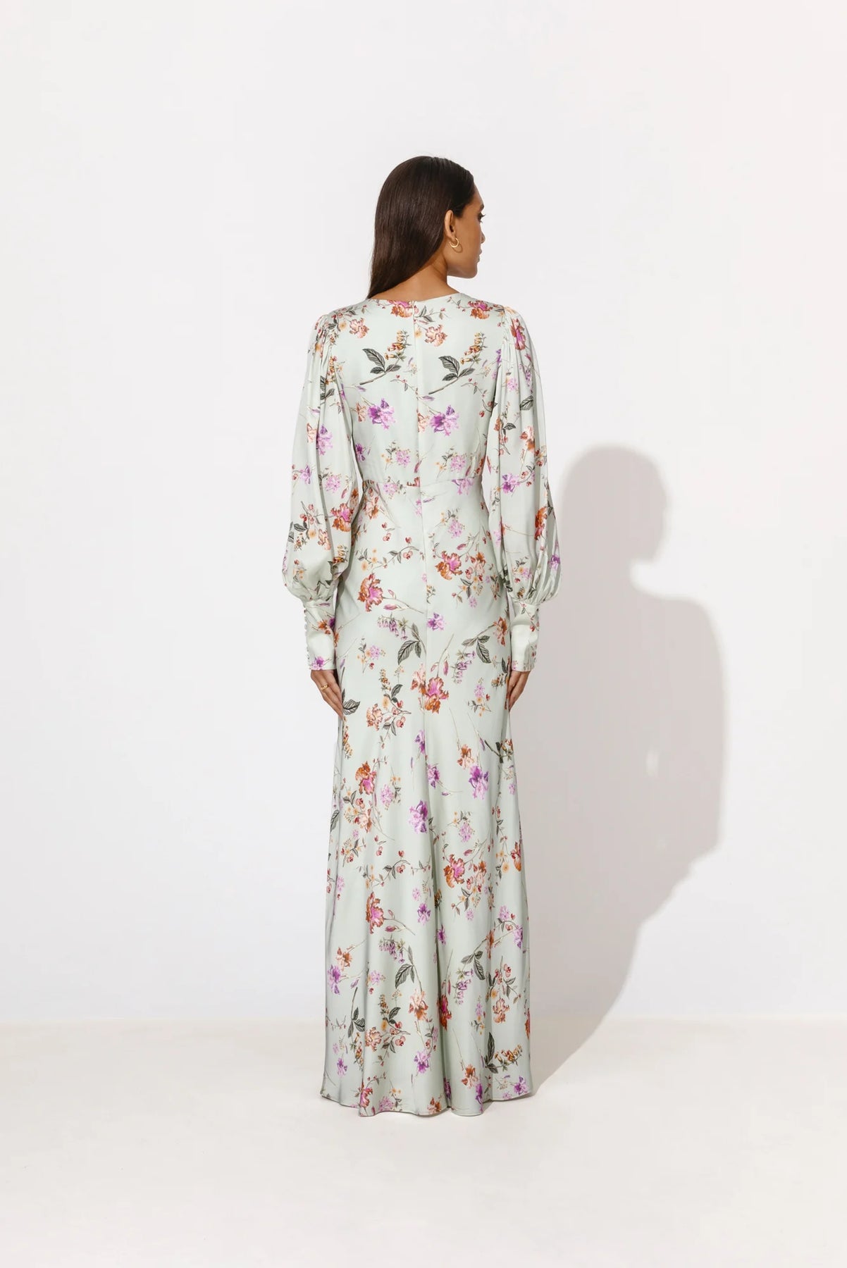 Alize Dress - Soft Floral Pistachio